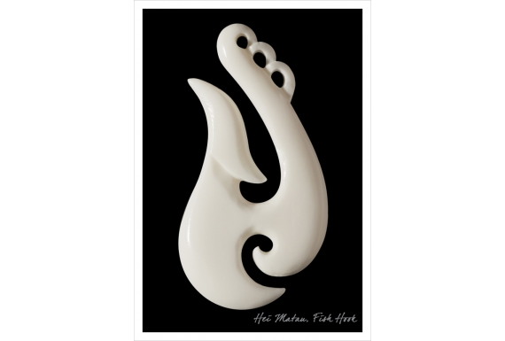 Hei Matau, Fish Hook: Card