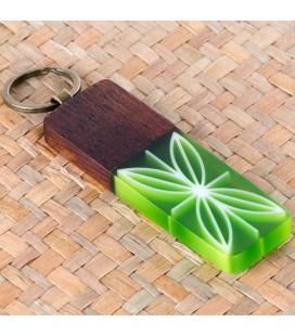 Glow-in-the-dark Keyring - FRANGIPANI