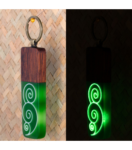 Glow-in-the-dark Keyring - FRANGIPANI