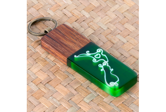 Glow-in-the-dark Keyring - WAVE