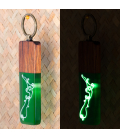Glow-in-the-dark Keyring - WAVE